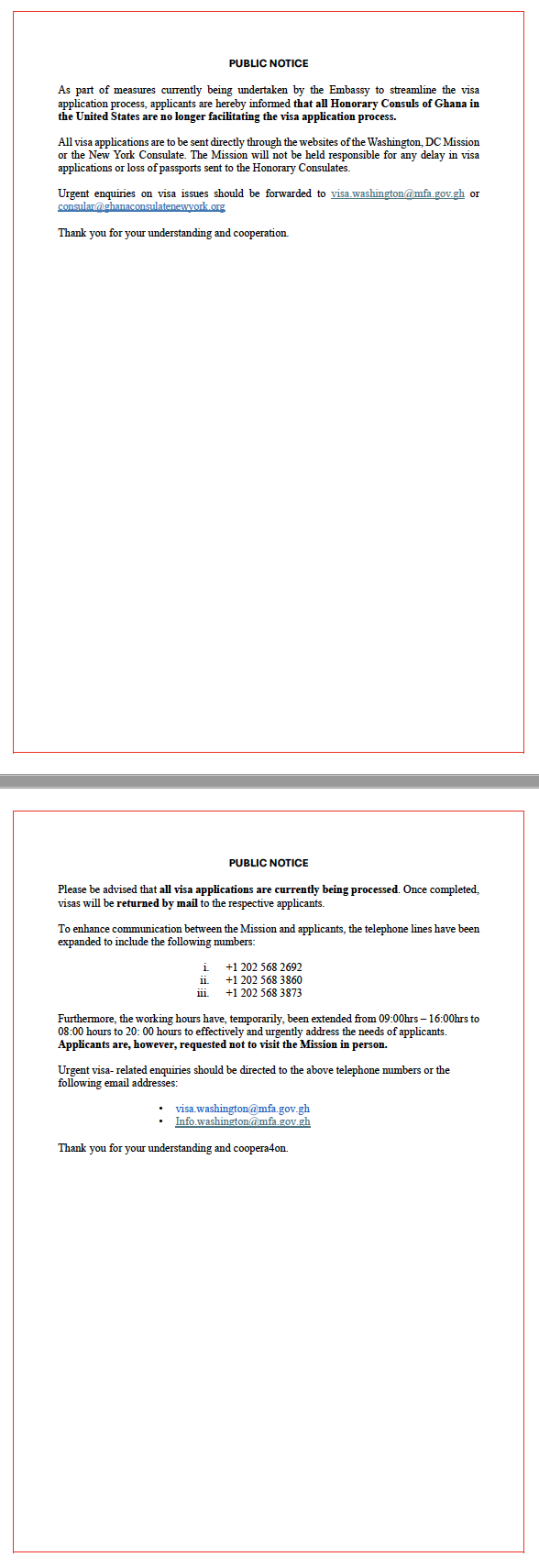 Notice